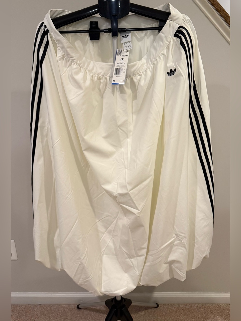 Adidas White Balloon Maxi Skirt 18 Women’s Plus - Picture 2 of 8